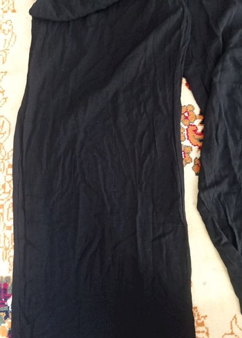 Kadın Siyah Bol Keten Pantolon - Görsel 9