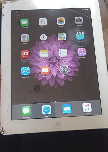 Beyaz iPad Tablet, Dokunmatik Ekranlı