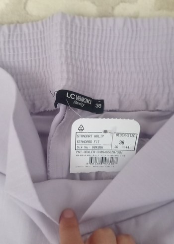 Lila Hamile Pantolonu, Orta Boy, Dar Kesim - Görsel 7