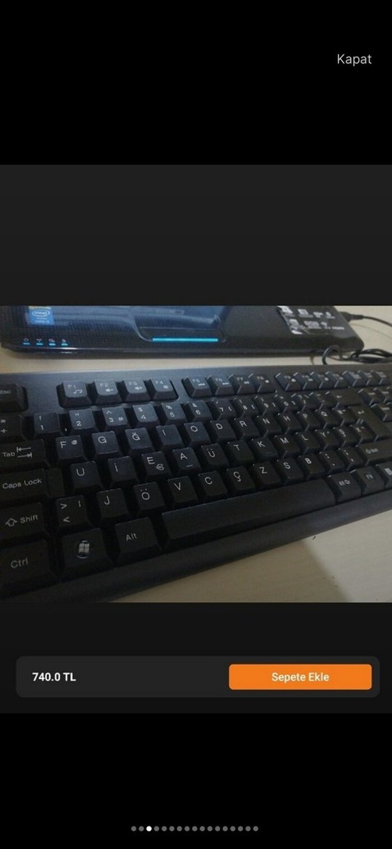 A4TECH KM-720 Siyah Multimedia Klavye - Görsel 3