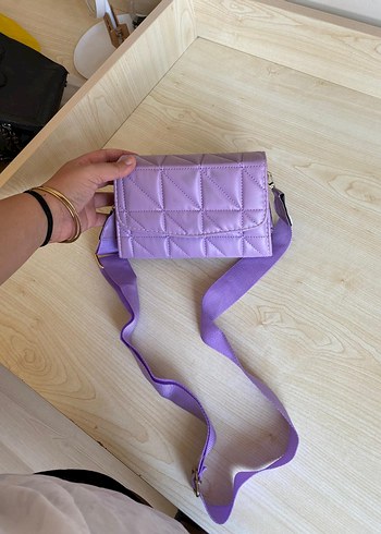 Pastel Mor Kadın Omuz Çantası