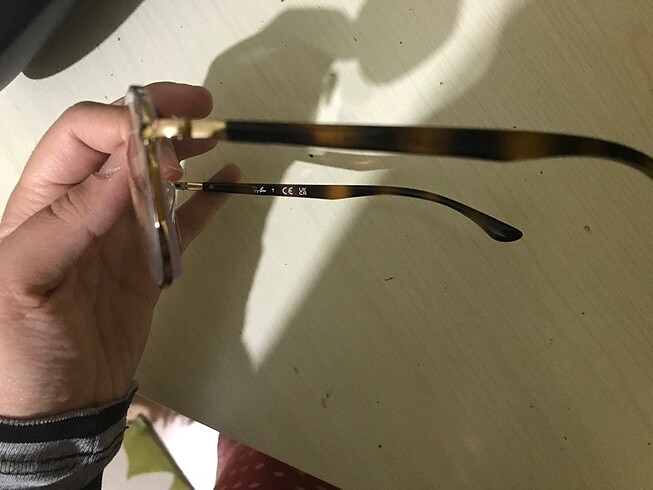  Beden altın Renk Rayban gözlük çerçevesi