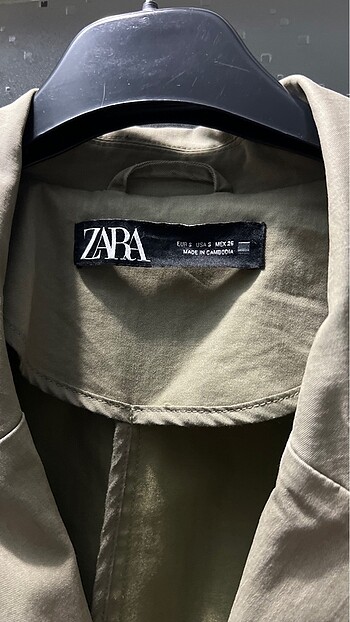 Zara zara haki trendcot