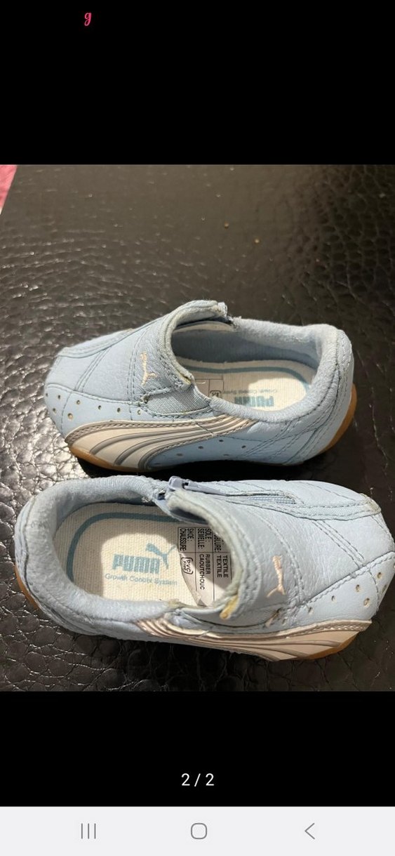 puma Mavi bebek Spor Ayakkabı - Görsel 2