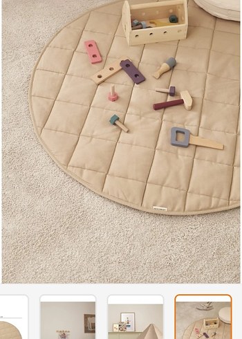 infant hobby Bej Bebek Oyun Matı - Görsel 3