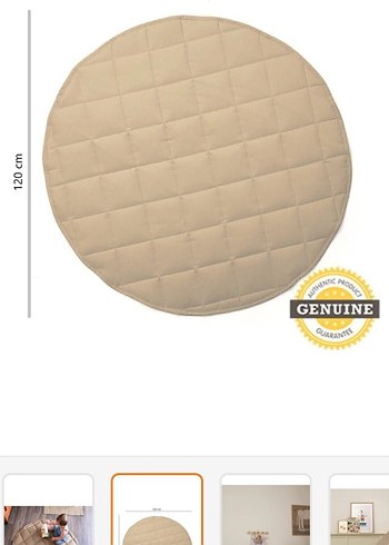 infant hobby Bej Bebek Oyun Matı - Görsel 4