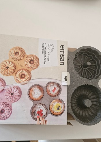 Emsan Çoklu Pastel Kek Kalıbı döküm - Görsel 2