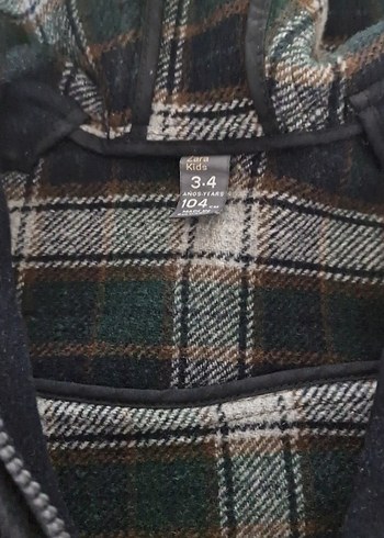 zara kaşe Lacivert Erkek Çocuk Mont - Görsel 7