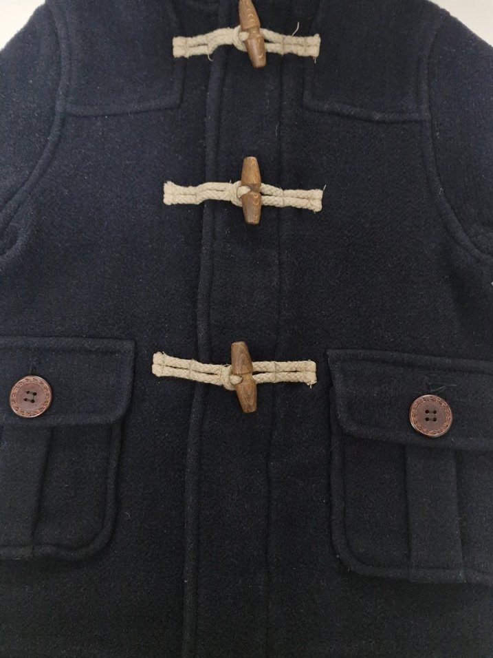 zara kaşe Lacivert Erkek Çocuk Mont - Görsel 2