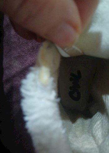 Beyaz converse Kürklü Spor Ayakkabı civil marka - Görsel 5