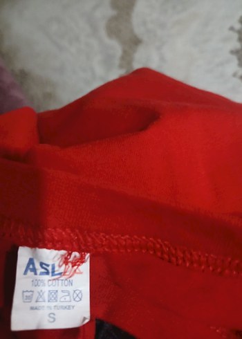 Kırmızı Erkek Tişörtü, Kısa Kollu, ayyıldızlı SBEDEN - Görsel 4