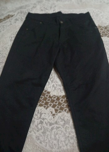 Siyah Düğmeli kanvas erkek  Pantolon sıfır ürün - Görsel 4