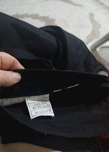 Siyah Düğmeli kanvas erkek  Pantolon sıfır ürün - Görsel 5