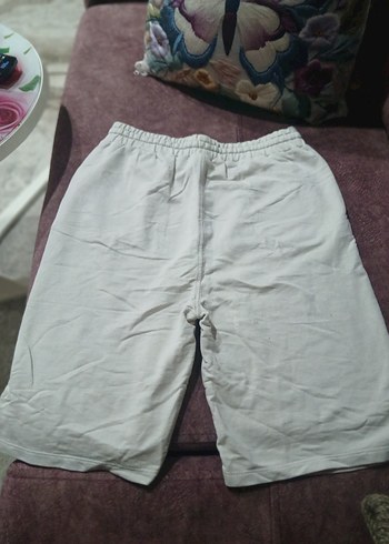 bej rengi Rahat Kesim Pamuklu erkek çocuk 13_14 yaş Mini Şort - Görsel 2