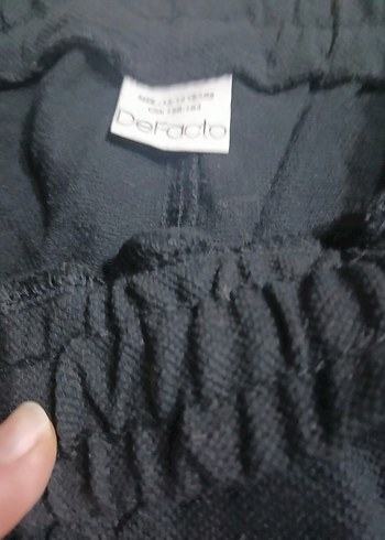 Siyah Erkek çocuk 12_13 yaş lacos şort Rahat Kesim - Görsel 3