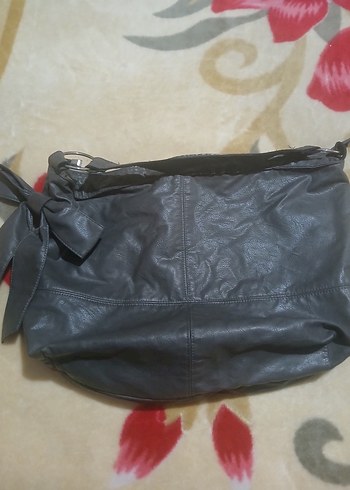 Collezione Gri Deri Omuz Cantasi Buyuk Boy