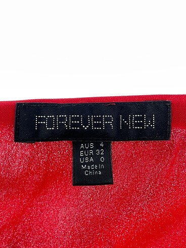 32 Beden kırmızı Renk Forever New Kısa Elbise %70 İndirimli.