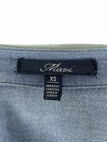 xs Beden yeşil Renk Mavi Jeans Kısa Elbise %70 İndirimli.