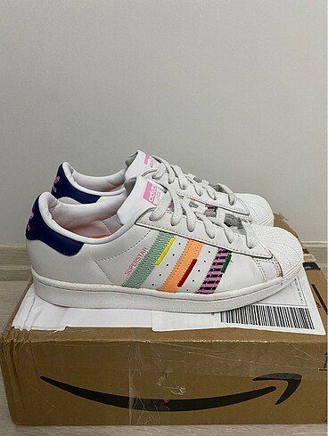 Adidas Superstar 39.5 Orjinal