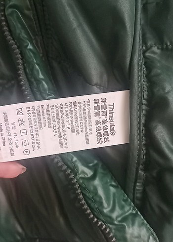 Kadın Parlak Yeşil Kürklü Ceket - Görsel 5