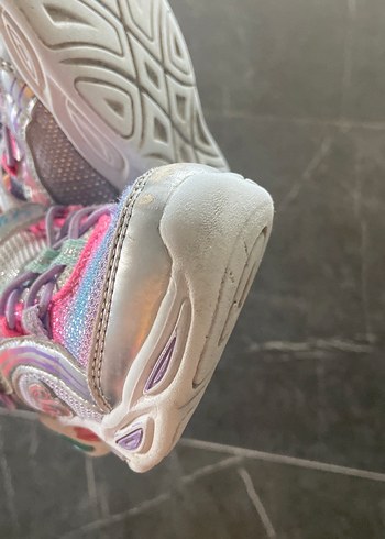 Skechers Kız Çocuk Skechers Renkli Bağcıklı Spor Ayakkabı