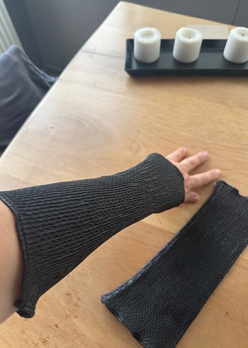 Deri-ipek astarlı eldiven aksesuar - Görsel 6