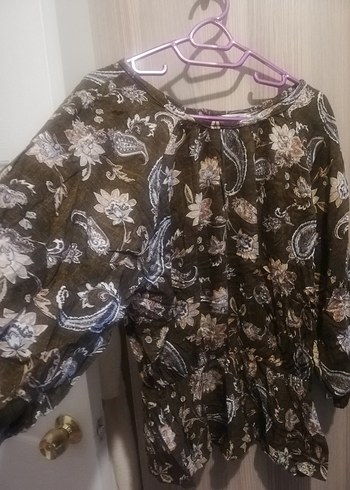 Dantel Detaylı Bohem Mini Kadın Bluz - Görsel 2