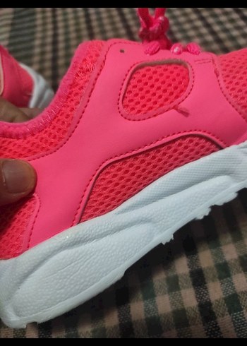 Pembe Bağcıklı Kadın Spor Ayakkabı - Görsel 2