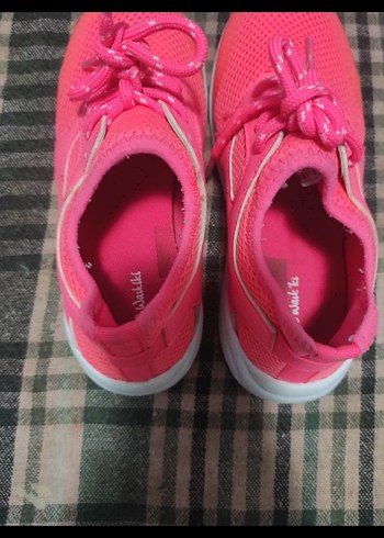 Pembe Bağcıklı Kadın Spor Ayakkabı - Görsel 7