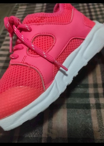 Pembe Bağcıklı Kadın Spor Ayakkabı - Görsel 6