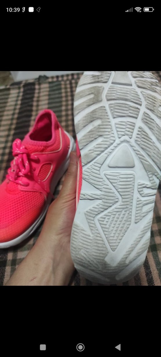 Pembe Bağcıklı Kadın Spor Ayakkabı - Görsel 5