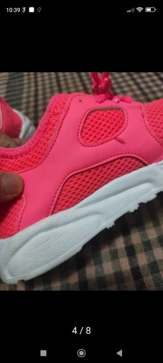 Pembe Bağcıklı Kadın Spor Ayakkabı - Görsel 2