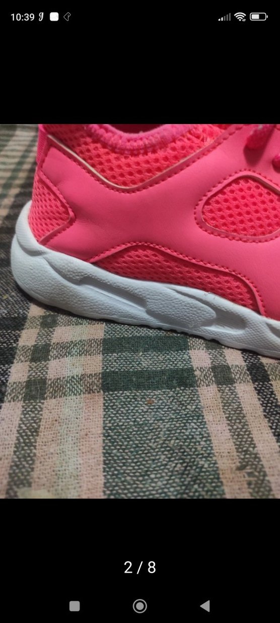 Pembe Bağcıklı Kadın Spor Ayakkabı - Görsel 4