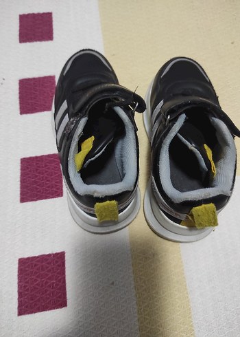 Erkek Siyah Çizgili Cırt Cırtlı Spor Ayakkabı 20 numara - Görsel 2