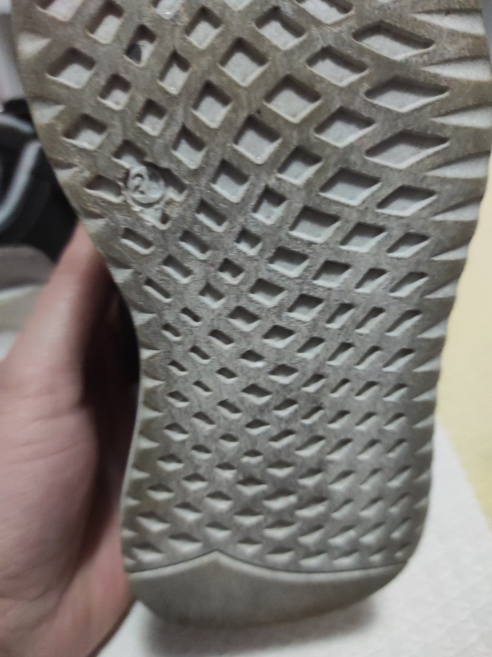 Erkek Siyah Çizgili Cırt Cırtlı Spor Ayakkabı 20 numara - Görsel 5