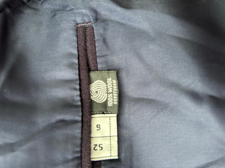 Koyu Lila Süet Blazer Ceket 52 beden — görsel 7/7