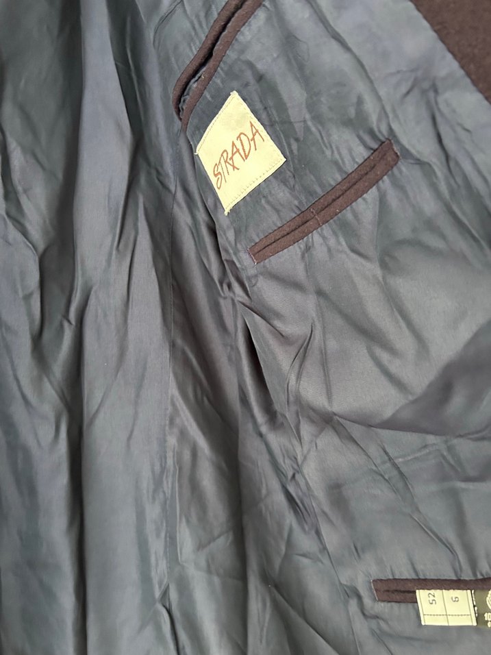 Koyu Lila Süet Blazer Ceket 52 beden — görsel 2/7