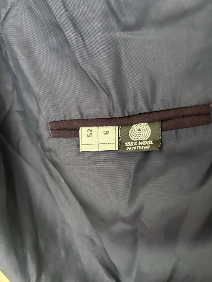 Koyu Lila Süet Blazer Ceket 52 beden — görsel 3/7