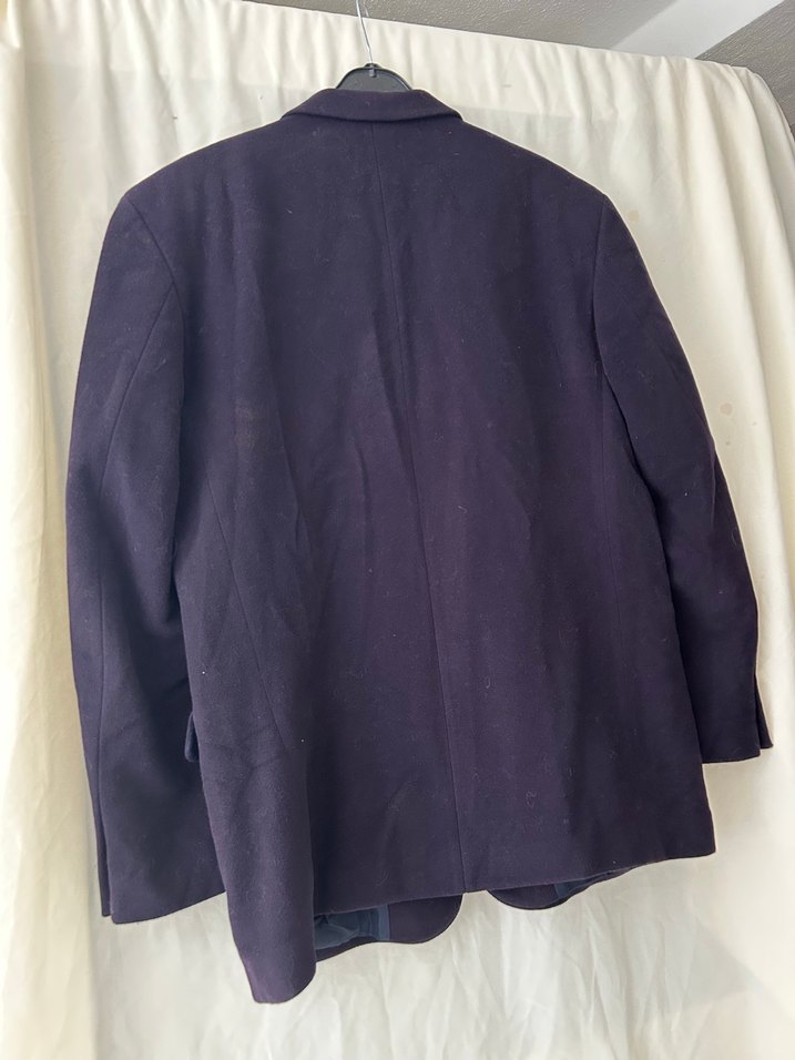 Koyu Lila Süet Blazer Ceket 52 beden — görsel 4/7