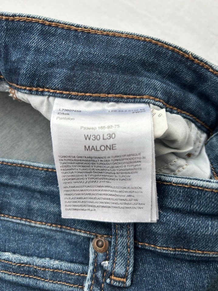 Koyu Mavi Slim Fit Denim Jean  30 beden — görsel 4/11
