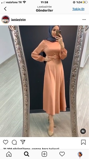 Sıfır saten elbise