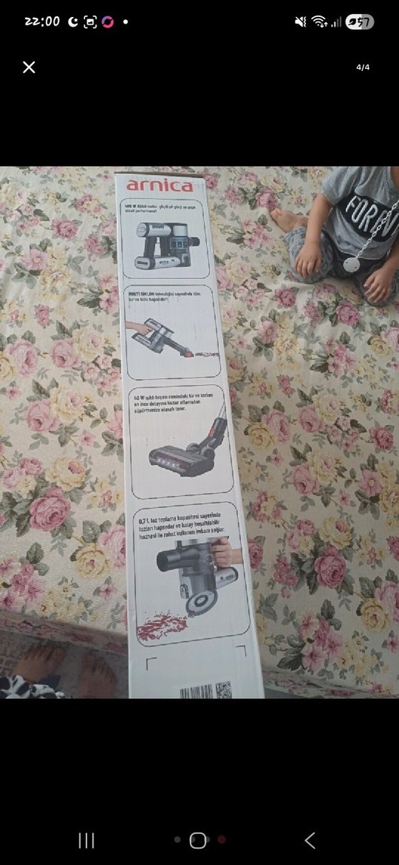 Kırmızı Gri HEPA Filtreli Elektrikli Süpürge - Görsel 4