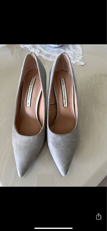 38 Beden gri Renk Gri stiletto