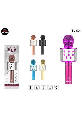 Subzero TV50 Türkçe Seslendirme Karaoke Mikrofon