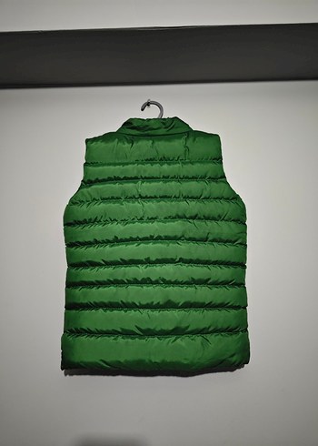 Defacto Erkek Çocuk Parlak Yeşil Fermuarlı Yelek