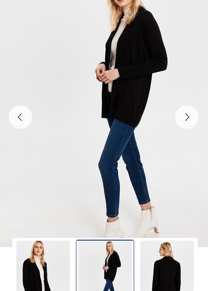 Büyük beden uzun hırka - Görsel 2