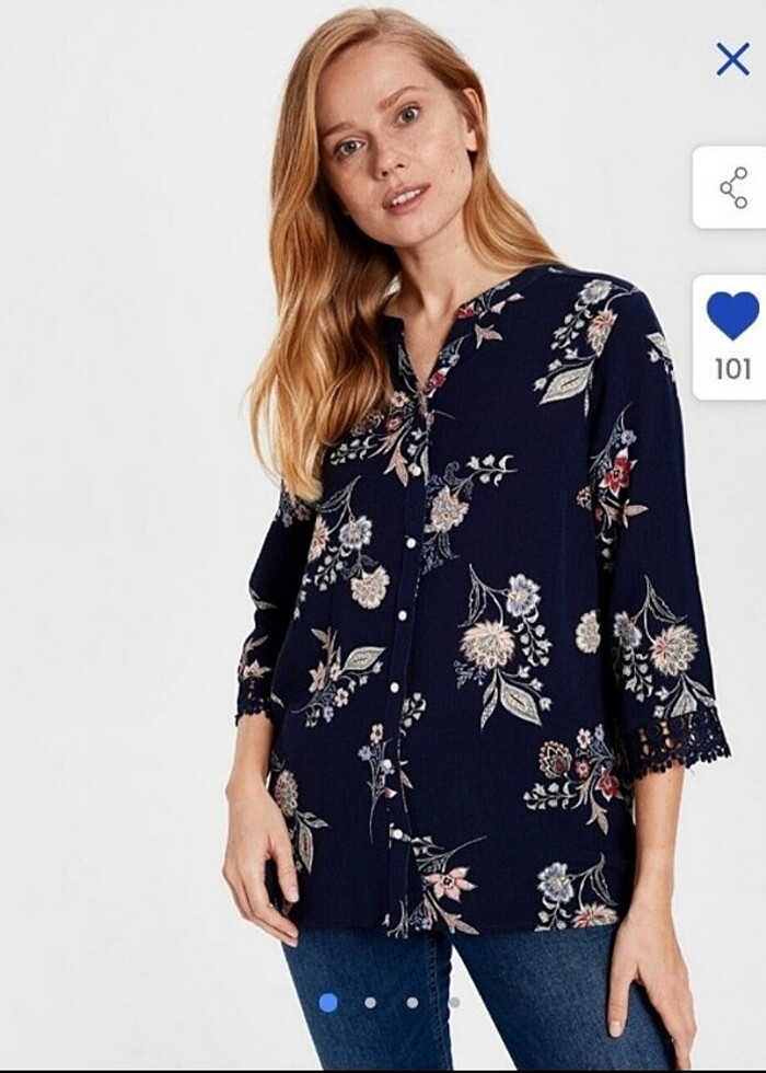 Büyük beden bluz - Görsel 2