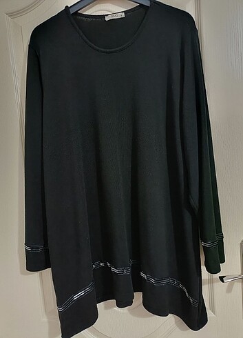 Büyük beden siyah bluz - Görsel 6