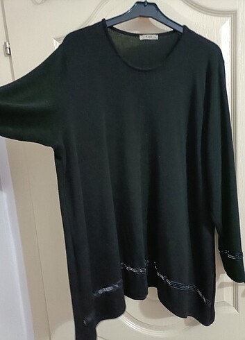 Büyük beden siyah bluz - Görsel 7