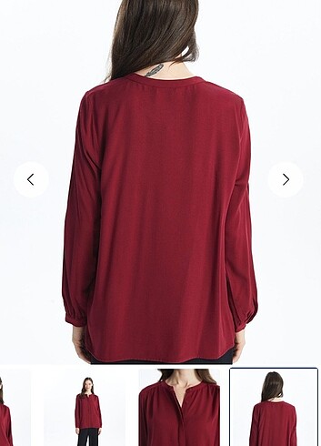 Hakim yaka kadın bluz - Görsel 6